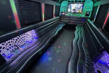 Hoboken Limo Bus Interior