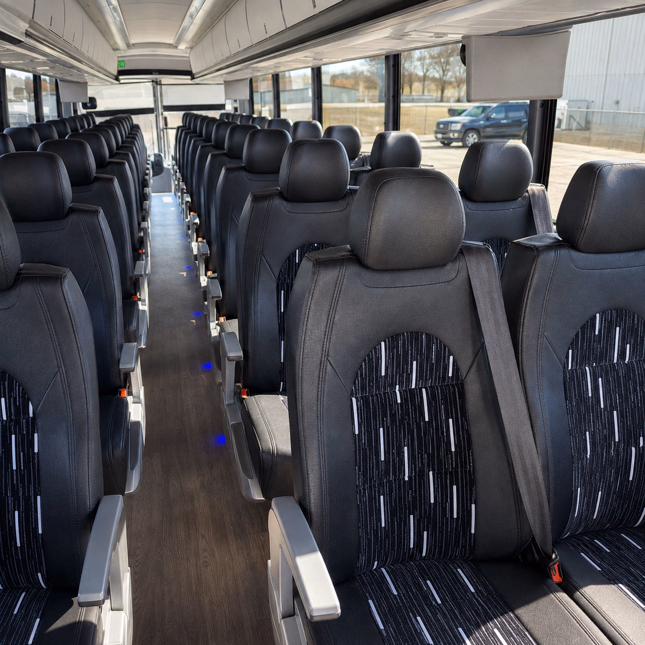 hoboken long distance transportation onboard seating