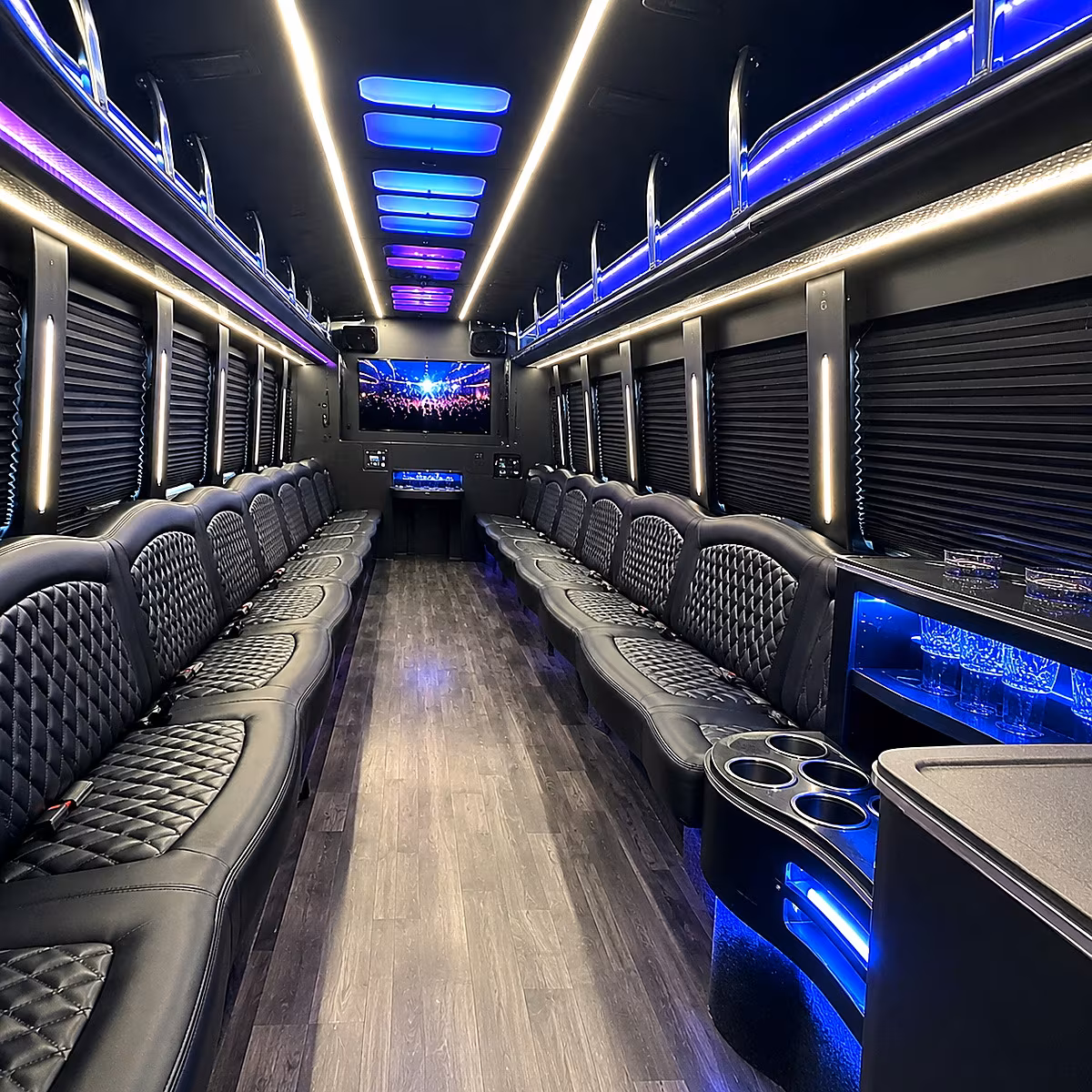 hoboken party bus rentals inside