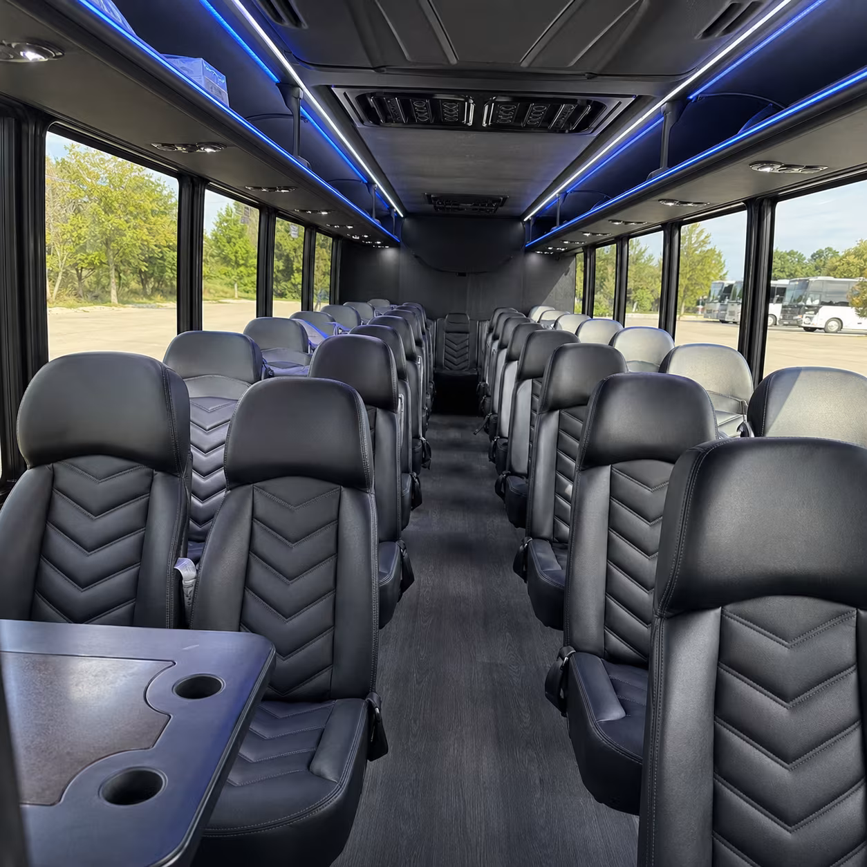 hoboken private event transportation onboard seating